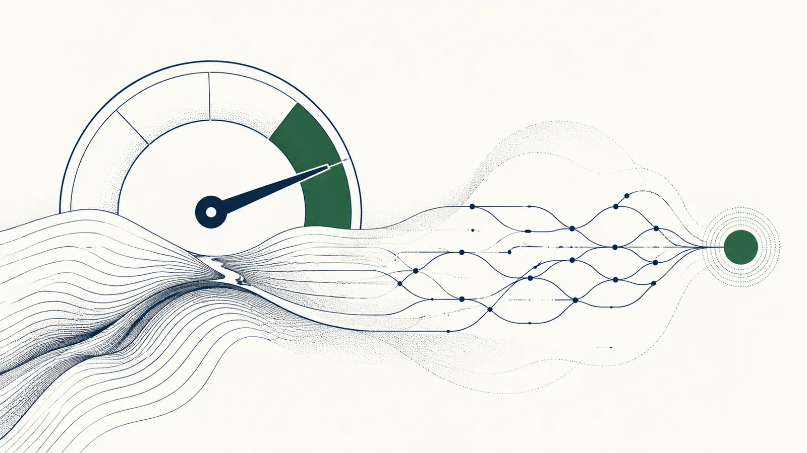 Ilustração editorial: iso 42001 em fintech: scoring de crédito com ia